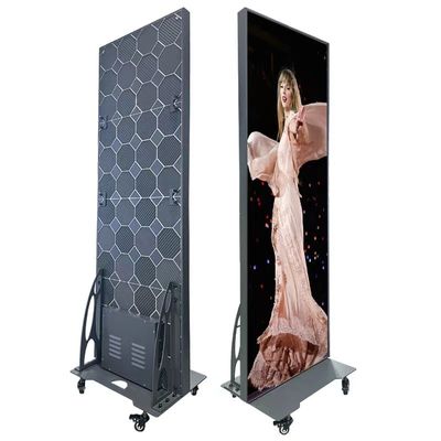 56KG P1.53 ~ P2.5 실내 포스터 LED 디스플레이 IP31 -20 ~ 60°C 길게 100000H 수명