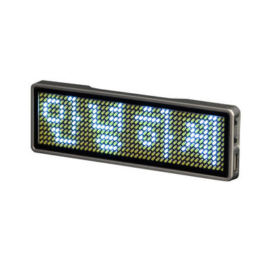 93*30*6mm 크리에이티브 LED 디스플레이 이름 배지, 스크롤 무선 LED 이름판