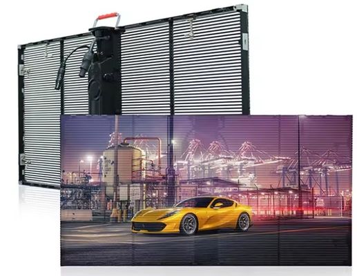 1000x500mm 투명 LED 비디오 벽 4500cd 밝기 실내 이벤트