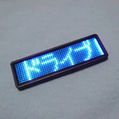 블루투스 제어 LED 이름 배지 IP31 등급 리?? 폴리머 배터리 작동